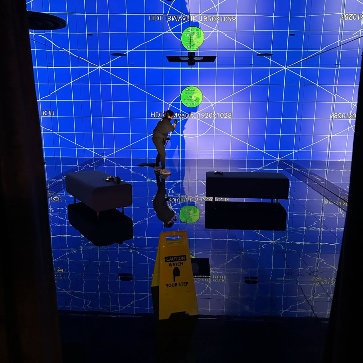 Floor cleaning at major tourist attraction on Manhattan