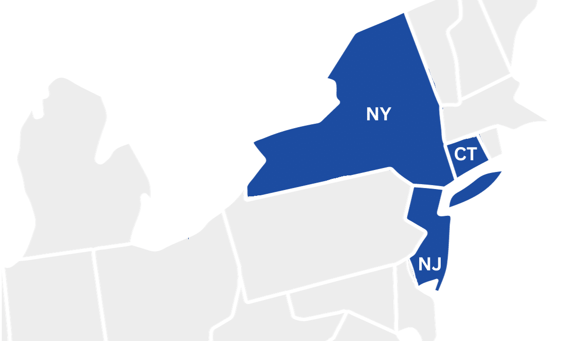 Areas we serve - New York, New Jersey, Connecticut - Advantage Cleaning