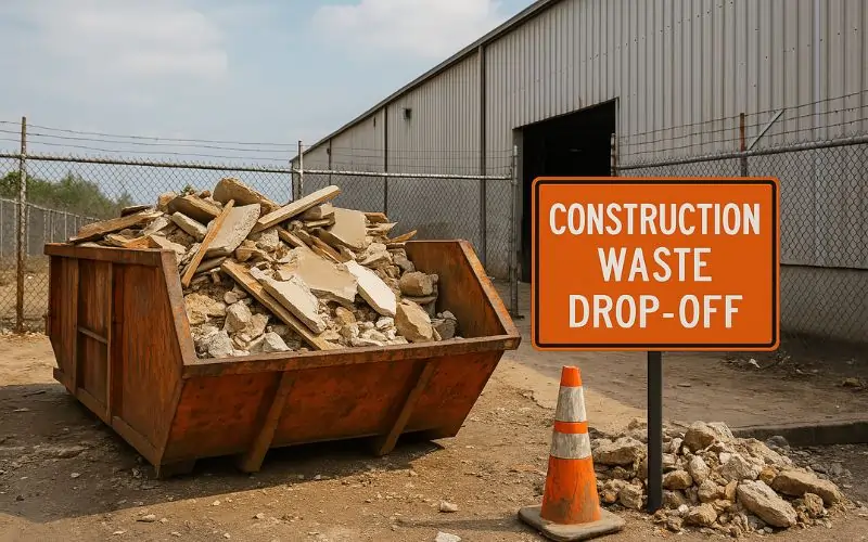Construction Waste Drop Off in NYC 5 boroughs