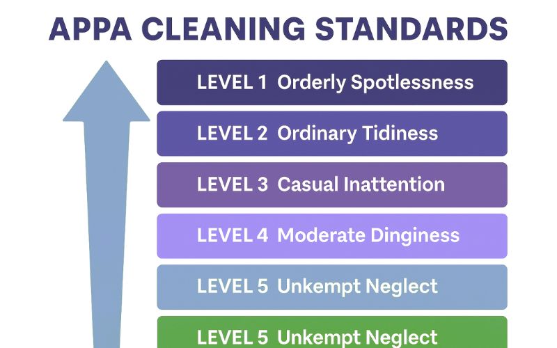 APPA Cleaning Standards - 5 Levels of APPA Standards