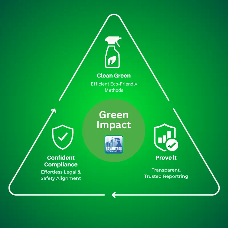 Advantage Cleaning - Green Impact - our green cleaning services GBG Advantage Cleaning - Green Impact - our green cleaning services GBG