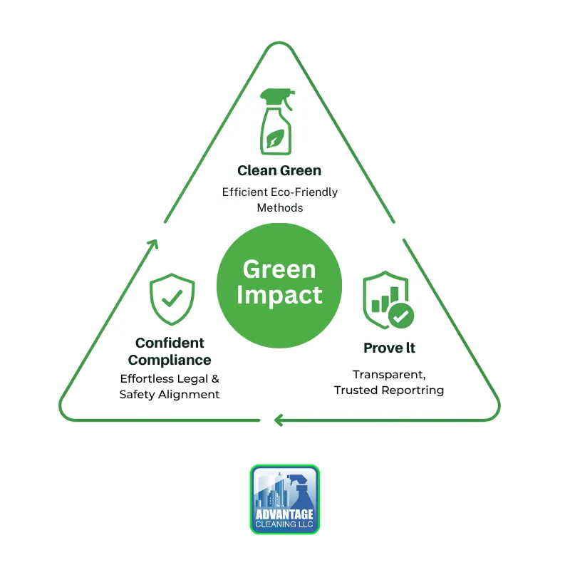 Advantage Cleaning - Green Impact - our green cleaning services WBG Advantage Cleaning - Green Impact - our green cleaning services WBG
