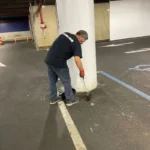 Debris and trash removal and sweeping grounds at warehouse in NYC