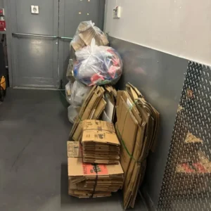 Trash collection - NYC compliant sorting of trash for disposal in curbside waste containers