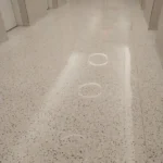 NYC Office - marble floor after cleaning and polishing