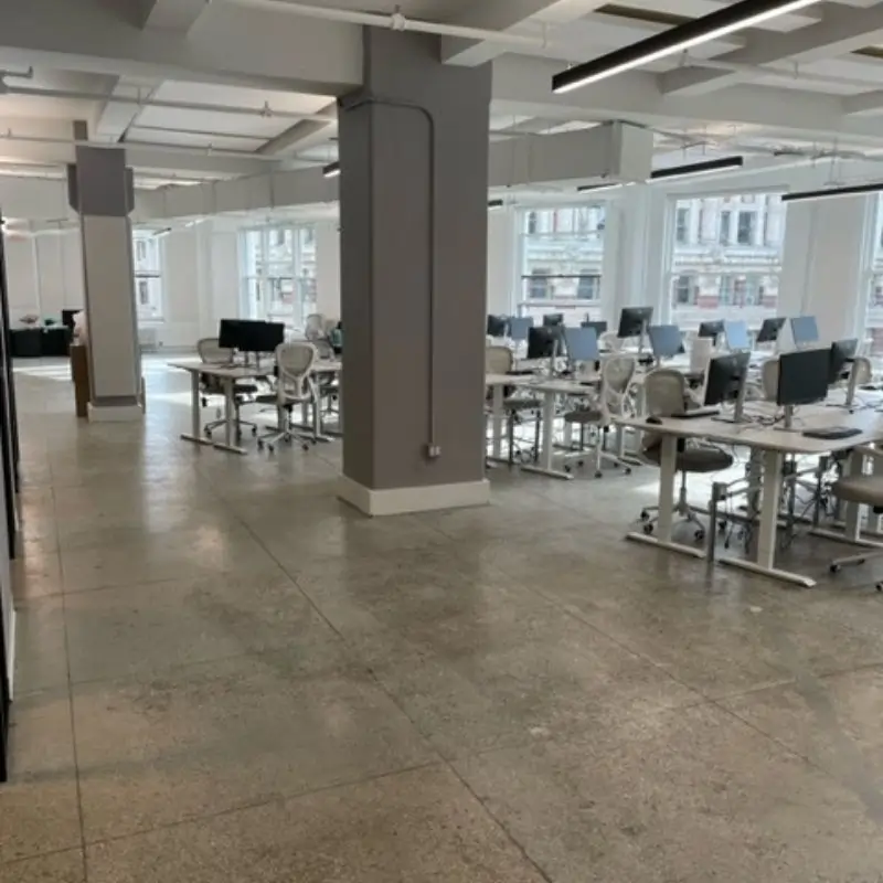 After Picture - Post-construction cleaning of office space in NYC after completion