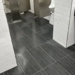 After Picture - Post-renovation cleaning of restroom in NYC charter school