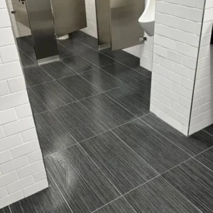 After Picture - Post-renovation cleaning of restroom in NYC charter school