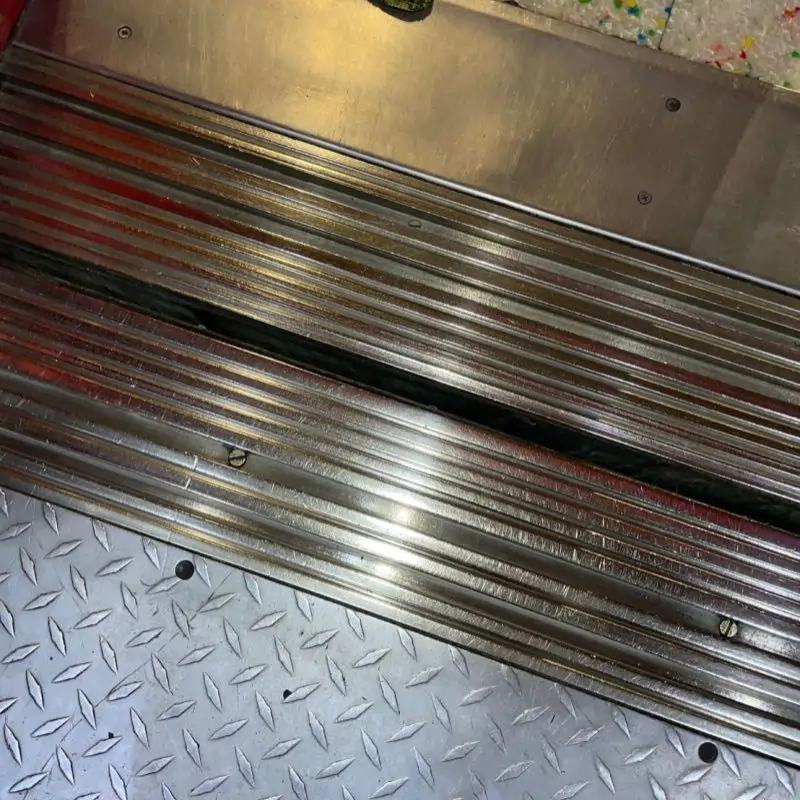 After Picture - Professional cleaner cleaning metal surfaces in elevator in NYC tourist attraction After Picture - Professional cleaner cleaning metal surfaces in elevator in NYC tourist attraction