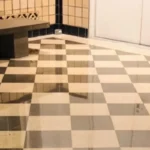 After Picture - Restoration of marble floor in Class A Office Tower — Midtown Manhattan
