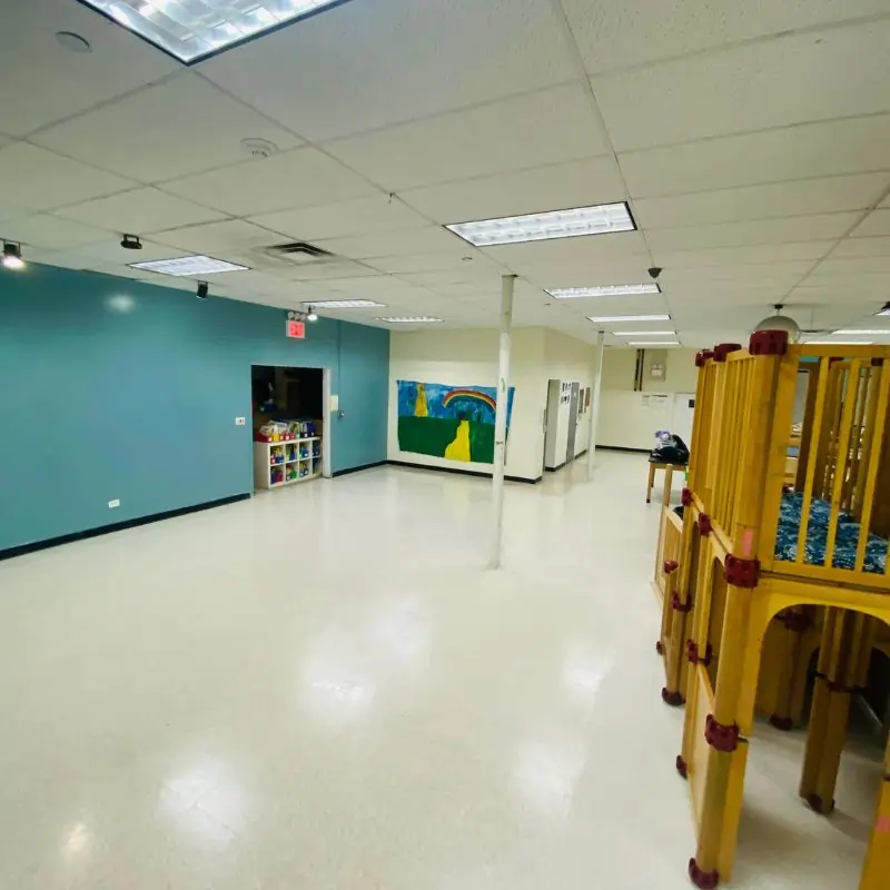 After Picture - Vinyl floor cleaning in NYC charter school