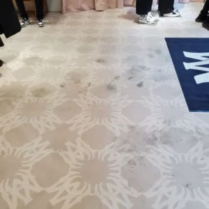 Before Picture - Floor carpet deep cleaning in NYC flagship retail store