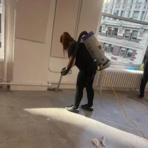 Before Picture - Post-construction cleaning of office space in NYC after completion