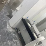 Before Picture - Post-renovation cleaning of restroom in NYC charter school