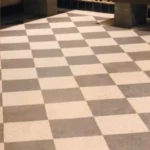 Before Picture - Restoration of marble floor in Class A Office Tower — Midtown Manhattan