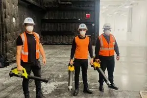 Post-Construction Cleaning - Cleaning Film Studio in Astoria NYC